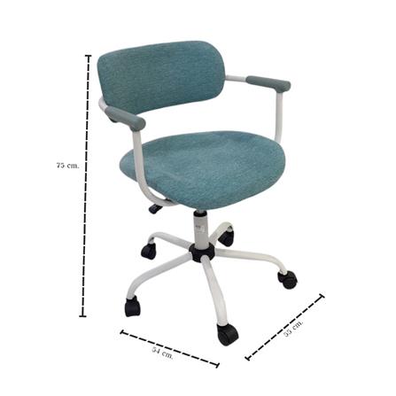 เก้าอี้สำนักงาน KONCEPT LAMINY 19224650 สีขาว/เขียว_4