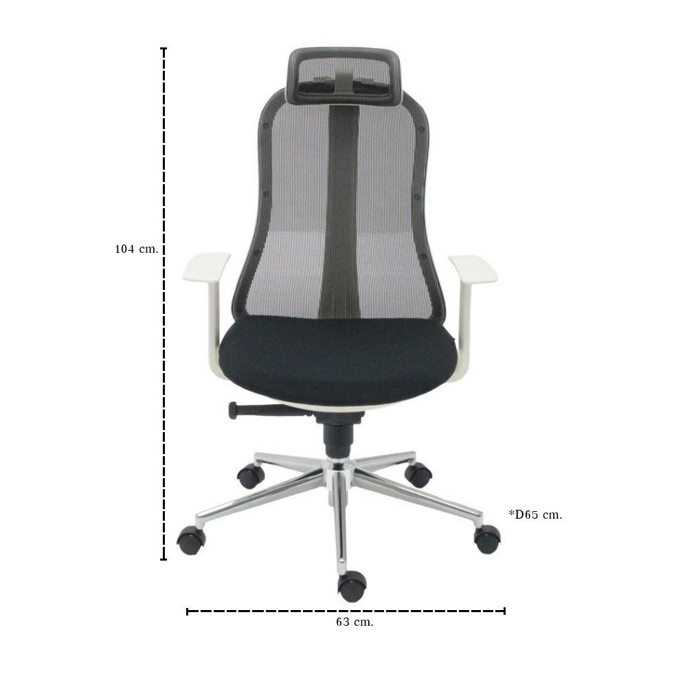 เก้าอี้สำนักงาน KONCEPT LEEAUN 19217289 สีดำ/ขาว