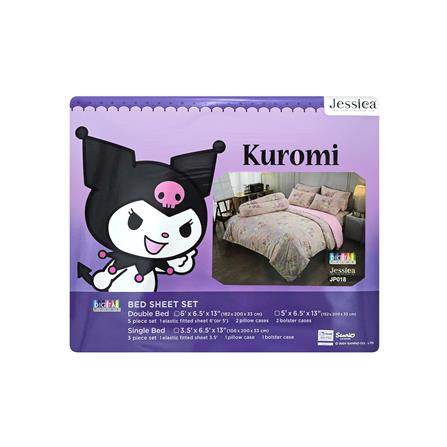 ชุดผ้าปูที่นอน 5 ฟุต (ชุด 5 ชิ้น) JESSICA KUROMI 21074-JP018_3