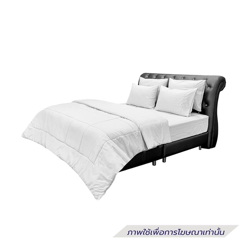 ชุดผ้าปูที่นอน 6 ฟุต (ชุด 6 ชิ้น) PICASSO SMILE สี WHITE