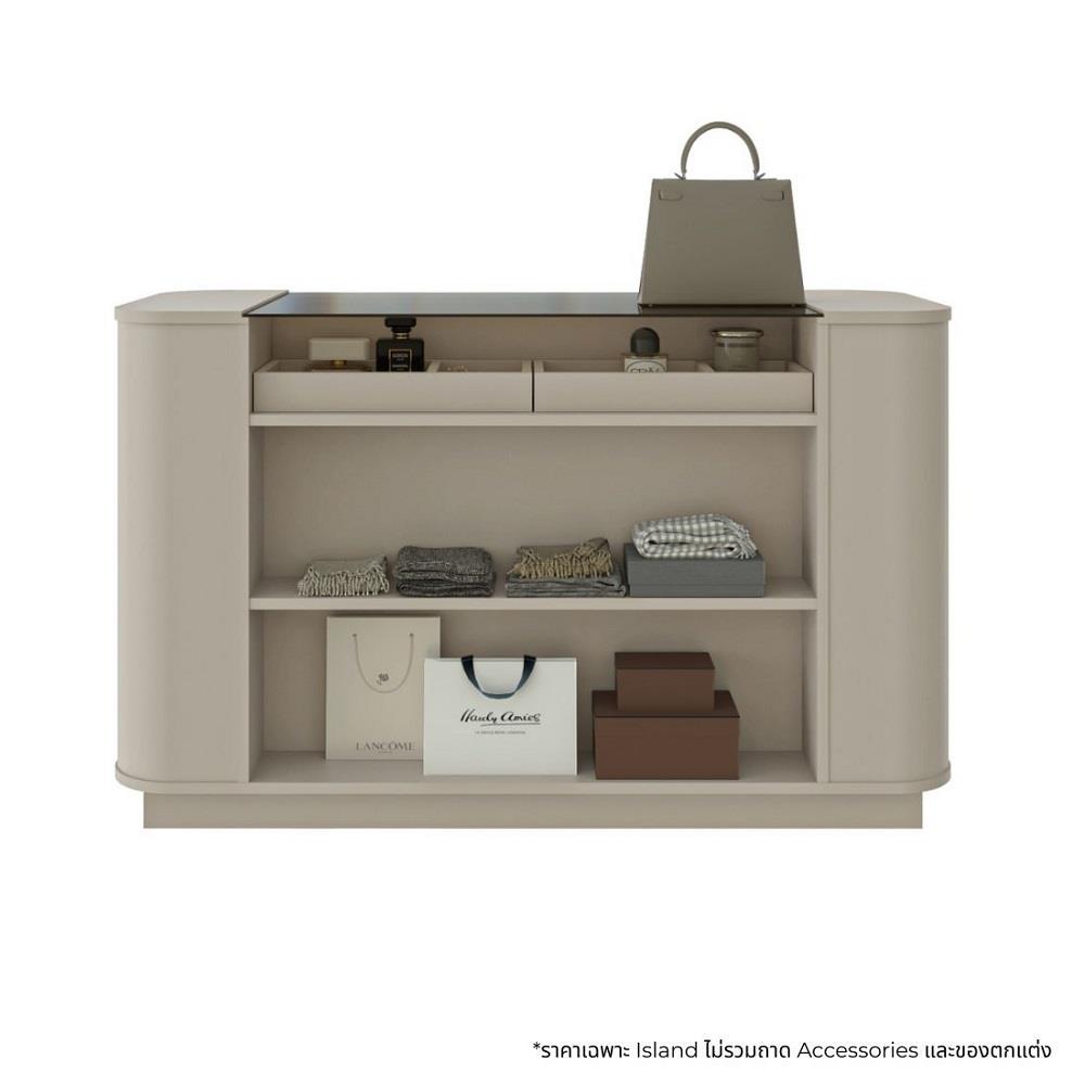 ตู้ลิ้นชัก SB FURNITURE CURVIA 19249303 127 ซม. สีพาสเทล่า ครีม