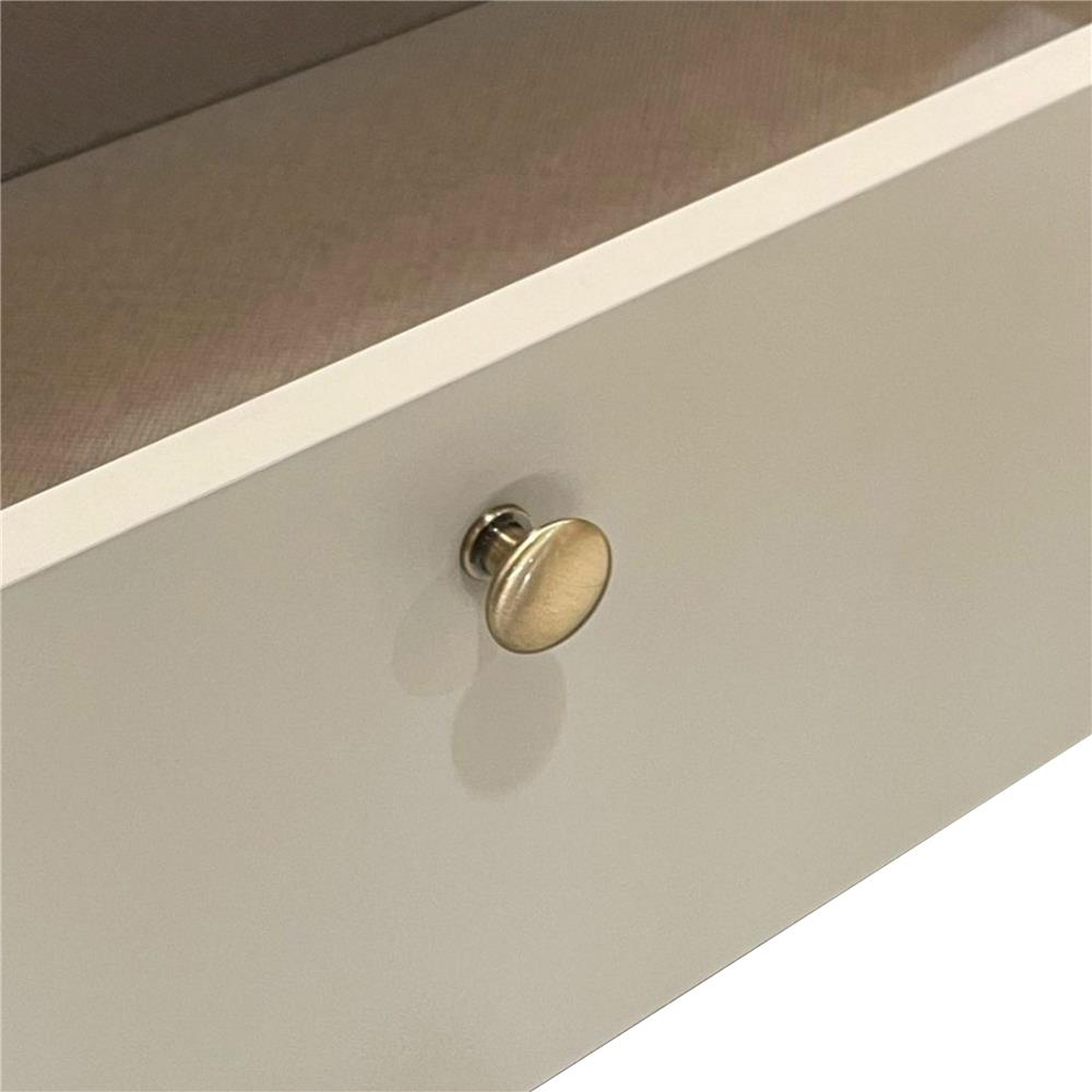 ตู้ลิ้นชัก SB FURNITURE CURVIA 19249303 127 ซม. สีพาสเทล่า ครีม