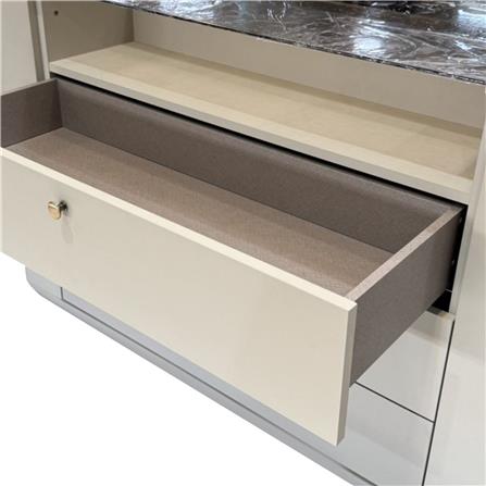 ตู้ลิ้นชัก SB FURNITURE CURVIA 19249303 127 ซม. สีพาสเทล่า ครีม_4