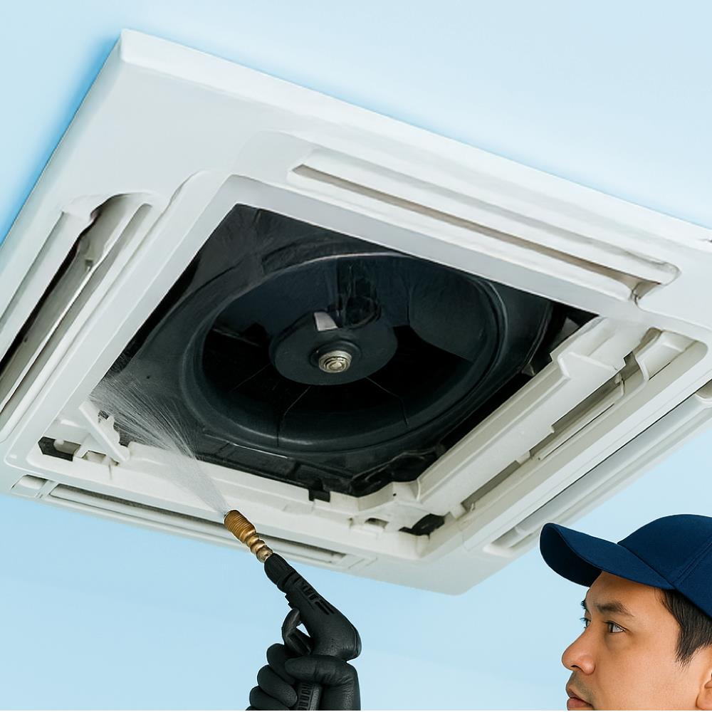 ล้างแอร์ฝังฝ้าหรือ 4 ทิศทาง