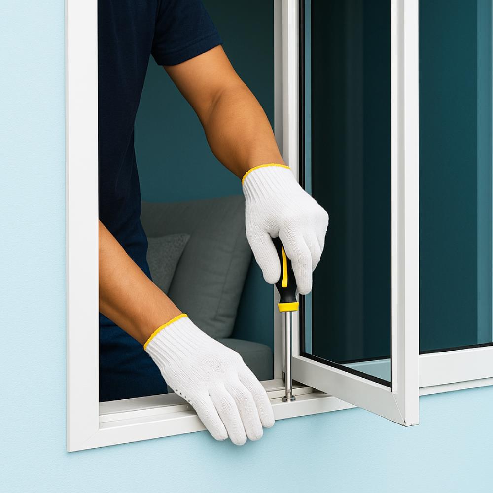 ติดตั้งหน้าต่าง (สูง<1.20 ม.Xกว้าง<1.10 ม.)