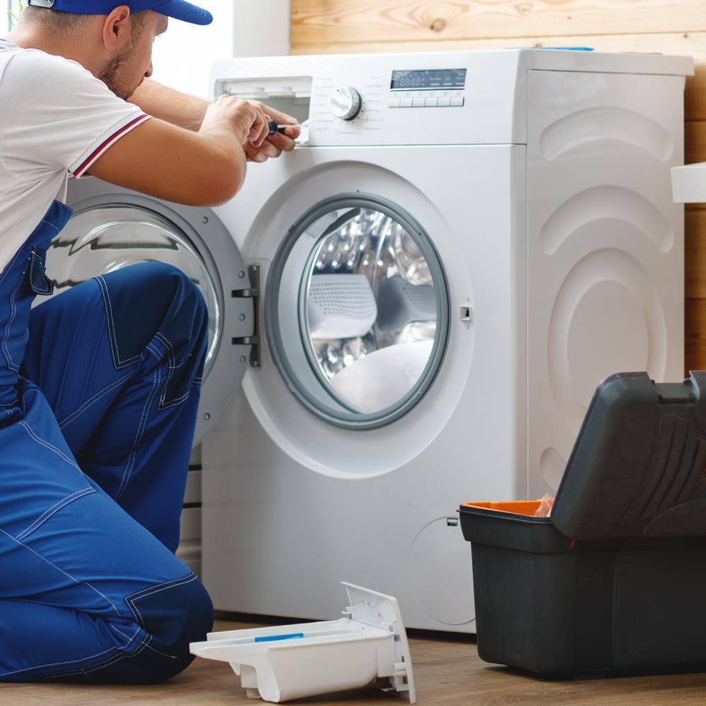 ติดตั้งเครื่องซักผ้า (ไม่เดินระบบน้ำ-ไฟ)