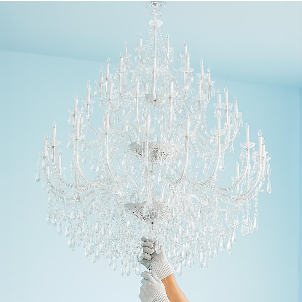 เปลี่ยนโคมไฟช่อแบบแก้ว (ขนาดใหญ่)