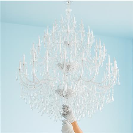 เปลี่ยนโคมไฟช่อแบบแก้ว (ขนาดใหญ่)_0