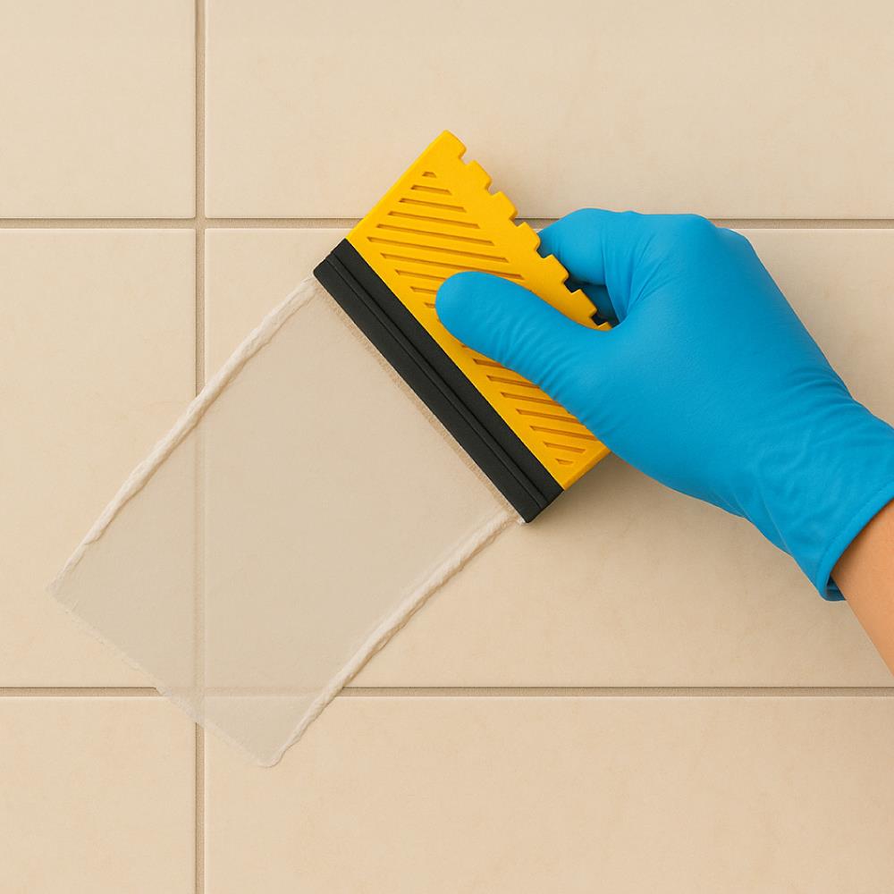 ซ่อมยาแนวสีครีม 1 ตร.ม. พร้อมสินค้า