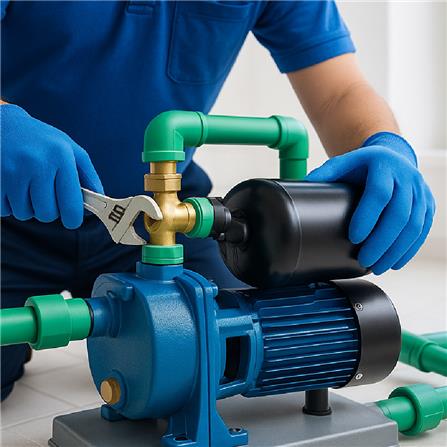 ติดตั้งปั๊ม+แท็งก์น้ำ 2 ระบบ (ท่อ PPR)_0